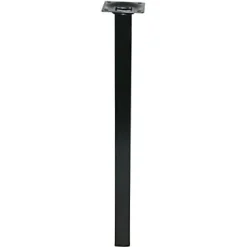 Pied de table Diall 25 x 25 x H. 700 mm noir