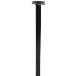 Pied de table Diall 25 x 25 x H. 350 mm noir