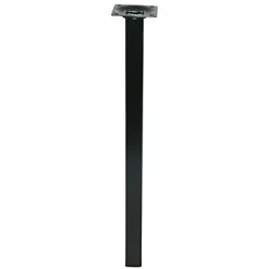 Pied de table Diall 25 x 25 x H. 500 mm noir
