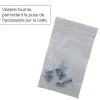 Pied elliptique Gris RAL 7037 M