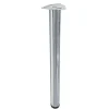 4 pieds Diall de table réglable ø60 x H.700 mm argent