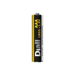 Pile alcaline AAA (LR03) Diall, lot de 4
