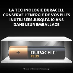 Pile alcaline AAA (LR03) Duracell Optimum, lot de 5