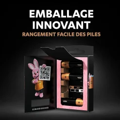 Pile alcaline AA (LR6) Duracell Optimum, lot de 6