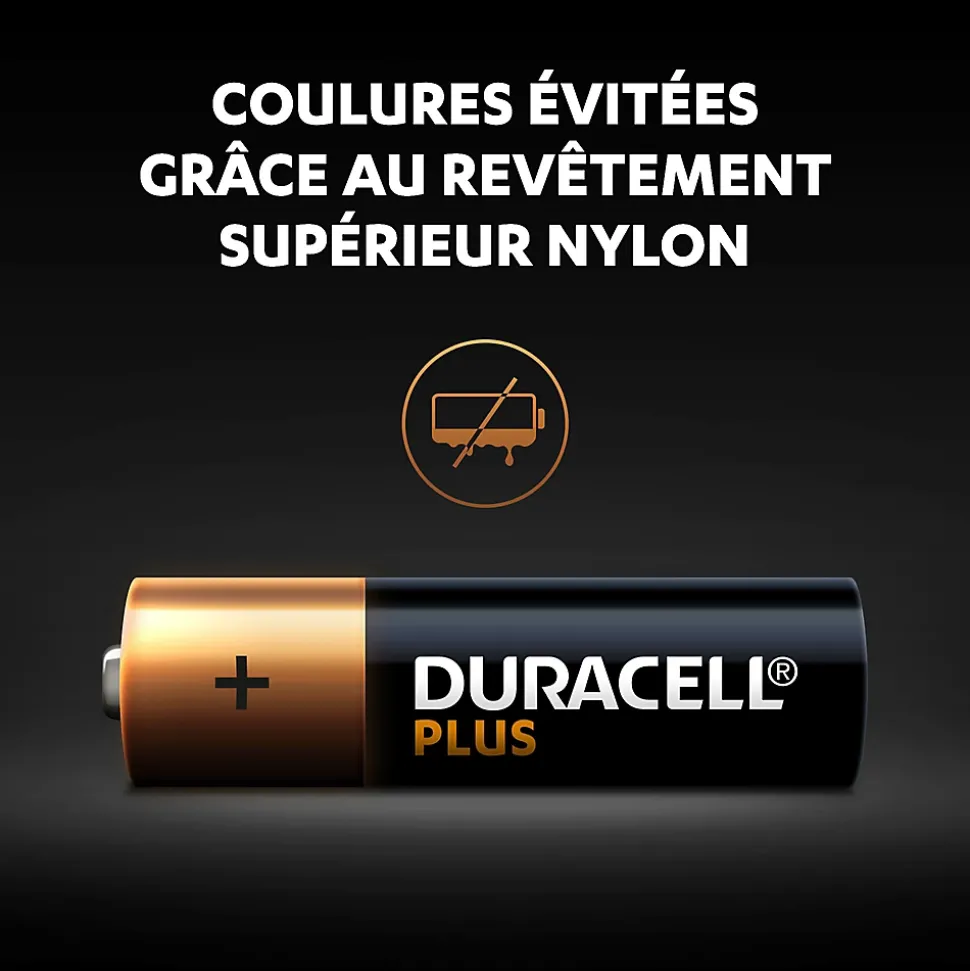 Pile alcaline AA (LR6) Duracell Plus, lot de 4