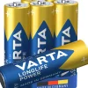 Pile alcaline AA LR6 Varta Longlife Power, lot de 20