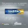 Pile alcaline AA (LR6) Varta Long-life Power, lot de 20