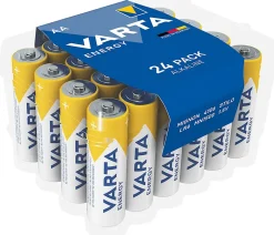 Pile alcaline AA (LR6) Varta, lot de 24