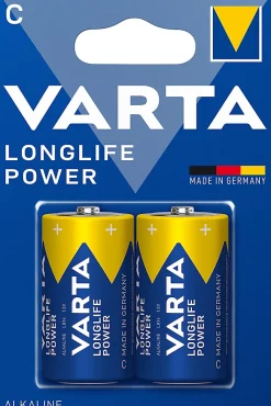 Pile alcaline C (LR14) Varta Long-life Max Power C, lot de 2
