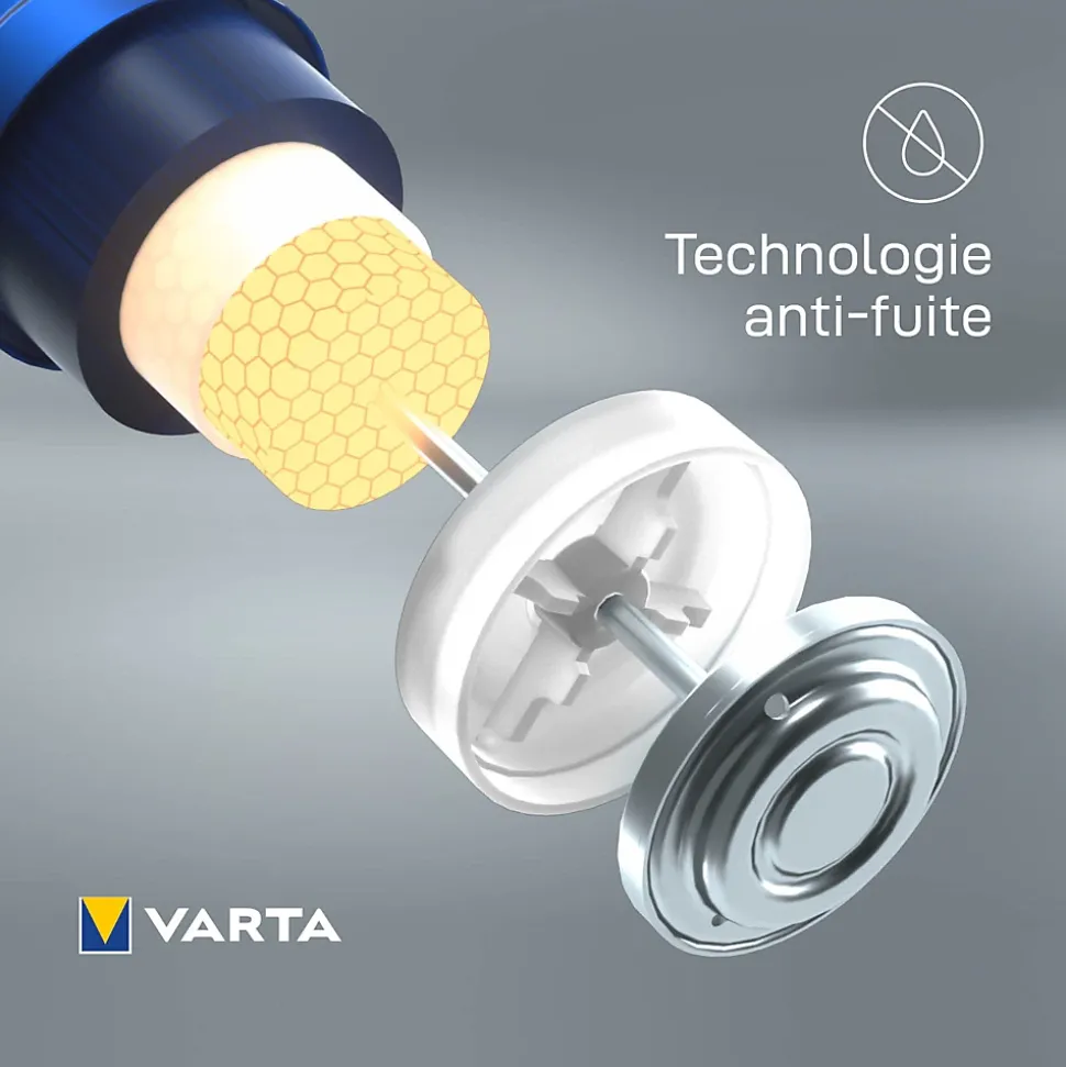 Pile alcaline C (LR14) Varta Long-life Power D, lot de 2