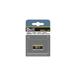 Pile au lithium CR123A (CR17345) Diall