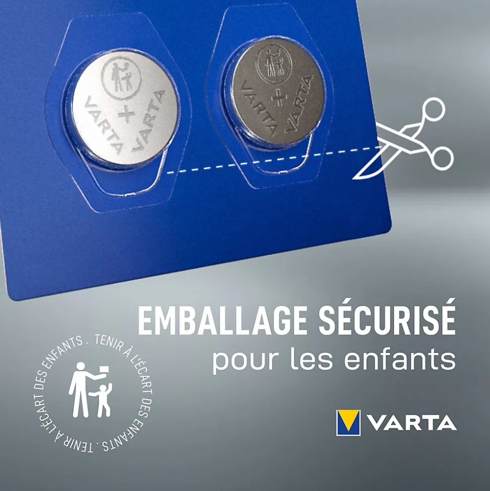 Pile au lithium CR2032 Varta, lot de 5