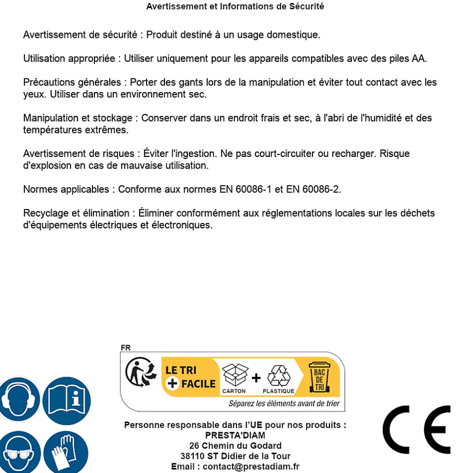 Piles Alcalines Super LR6 AA - Lot de 40 Pcs - Énergie Fiable et Durable - Powermaster