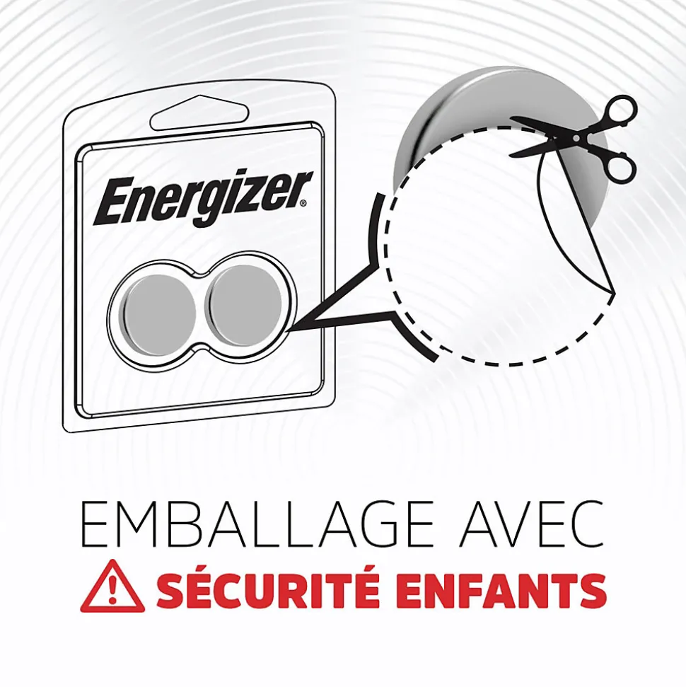 4 Piles bouton au lithium 2016 Energizer 3V