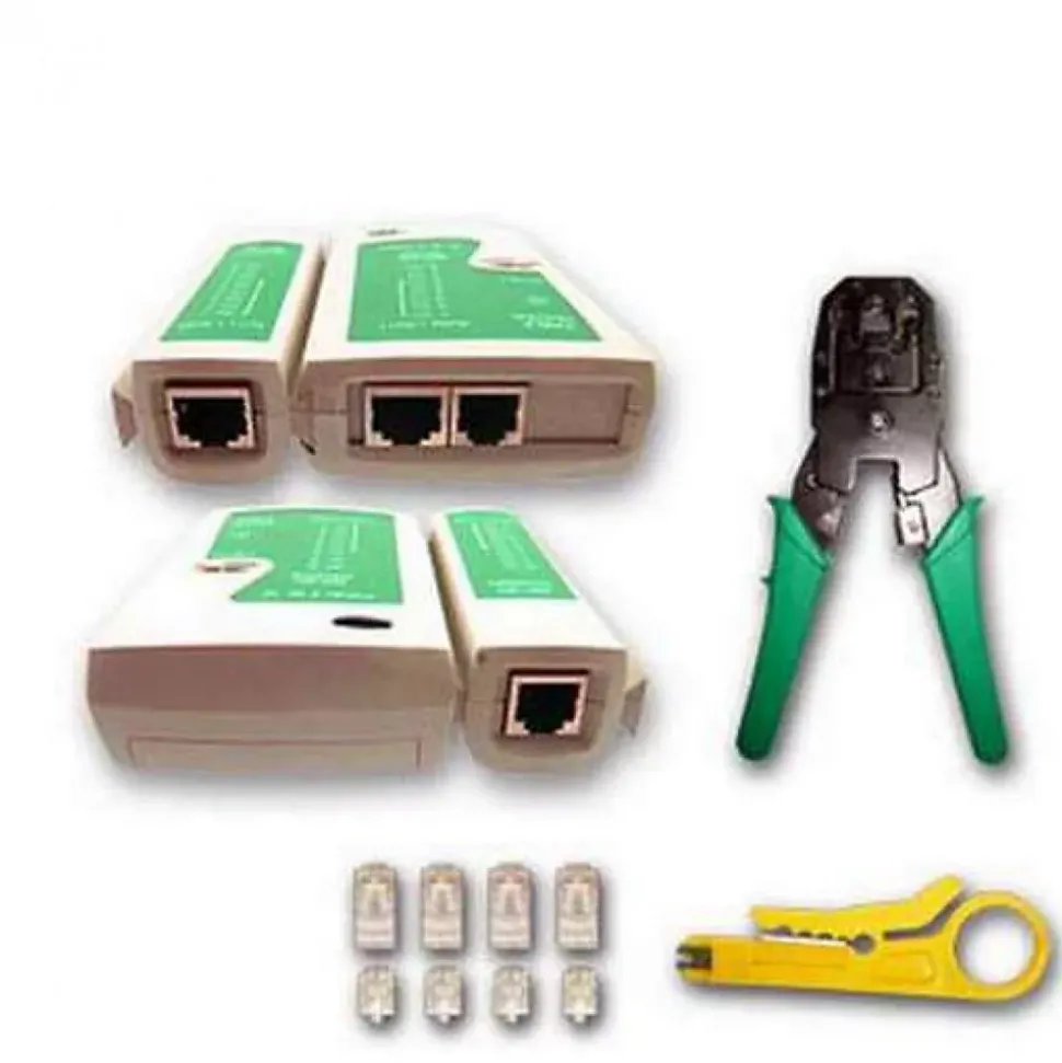 Pince et testeur câble réseau RJ45 - Linxor