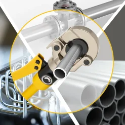 Pince à Sertir Multicouche (100kn), Pour Raccords sur Tubes: V12, V15, V18, V22, V28