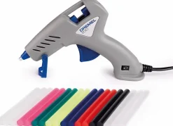 Pistolet à colle chaude Dremel 930 + 18 bâtons