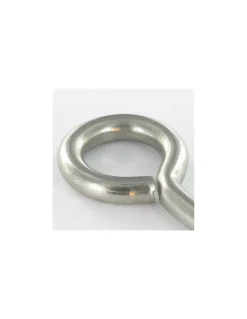 Piton Bois 6X60 Filetée sur 36 Longueur total 90 Oeil 18 Inox A2 - 1 pièce