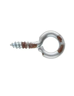 Piton Bois 2.5X10 Oeil 6 Acier zingué ROUILLES - 1 pièce