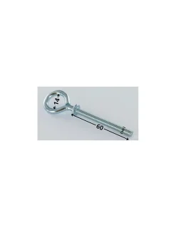Piton Métaux à collerette 6X60 Acier zingué - 1 pièce