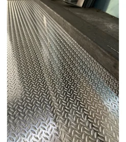 Plaque Aluminium Grain de riz, ép. 1/2mm, Hauteur 10cm x Largeur 80cm