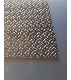 Plaque Aluminium Grain de riz, ép. 1/2mm, Hauteur 60cm x Largeur 90cm
