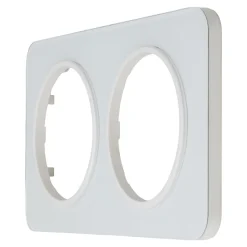 Plaque de finition double Jacobsen Espen verre blanc à assembler