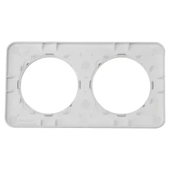 Plaque de finition double Jacobsen Espen verre blanc à assembler
