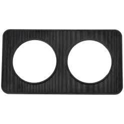 Plaque de finition double Jacobsen Espen bois noir à assembler
