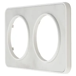 Plaque de finition double Jacobsen Espen marbré blanc à assembler