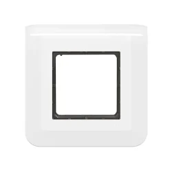 Plaque de finition 2 modules Legrand Mosaïc 0 994 72 coloris blanc l.82 x P.9 x H.82 mm