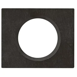 Plaque de finition 1 poste Legrand Céliane 0 693 71 coloris ardoise l.100 x P.8,5 x H.82 mm
