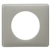 Plaque de finition 1 poste Legrand Céliane 0 988 23 coloris laqué galet l.90 x P.8,5 x H.82 mm