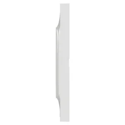 Plaque de finition 1 poste Schneider Electric Odace Styl S520702 coloris blanc l.85 x P.10 x H.85 mm