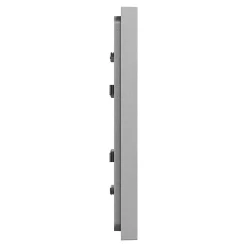 Plaque de finition 1 poste Schneider Electric Unica Déco Essentielle NU600224 coloris gris clair l.88,6 x P.10,25 x H.85 mm