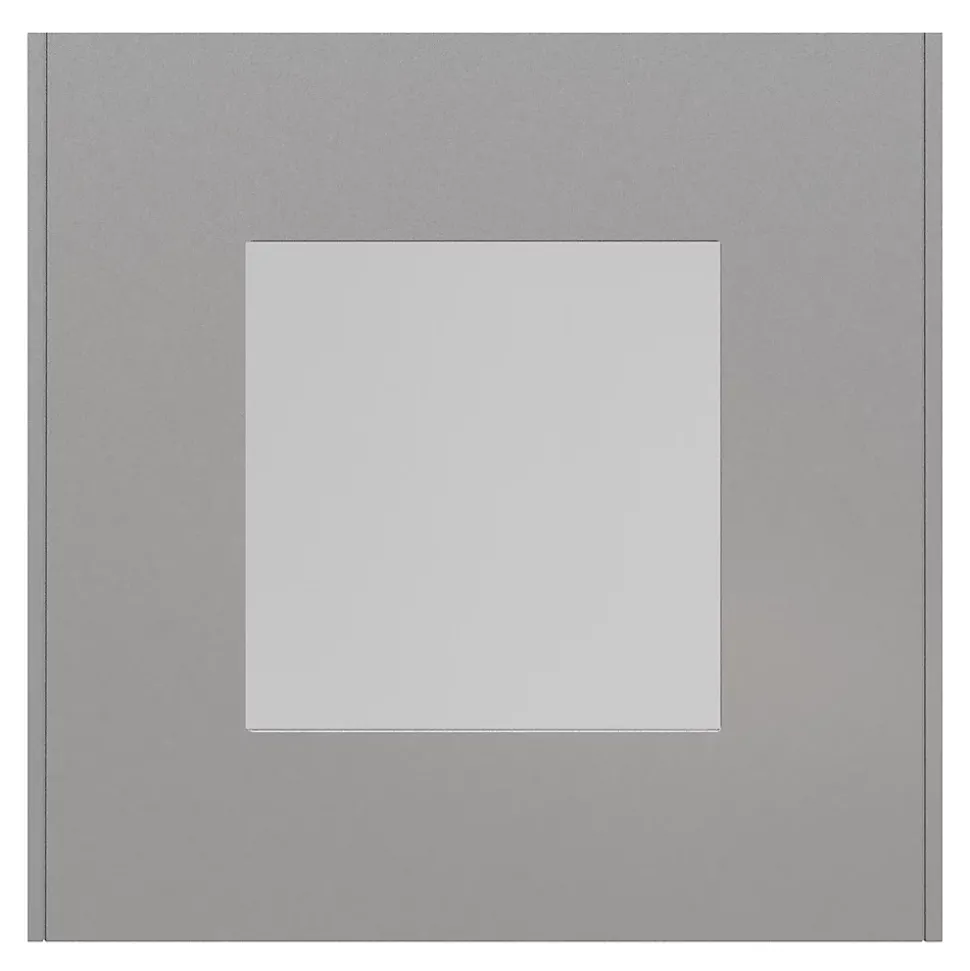 Plaque de finition 1 poste Schneider Electric Unica Déco Essentielle NU600224 coloris gris clair l.88,6 x P.10,25 x H.85 mm