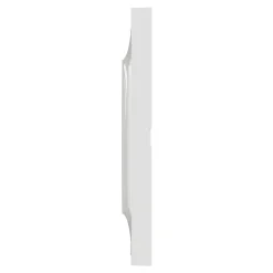 Plaque de finition 1 poste Schneider Electric Odace Styl S52C702 coloris blanc l.85 x P.10 x H.85 mm