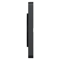 Plaque de finition 1 poste Schneider Electric Odace Touch S54C802 coloris anthracite avec liseré anthracite l.85 x P.10 x H.85 mm