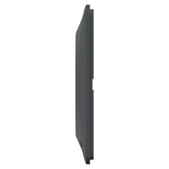 Plaque de finition 1 poste Schneider Electric Ovalis S340702 coloris anthracite l.87 x P.10 x H.87 mm