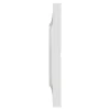 Plaque de finition 3 postes Schneider Electric Odace Styl S520706 coloris blanc l.227 x P.10 x H.85 mm