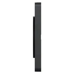 Plaque de finition 2 postes Schneider Electric Odace Touch S540804L coloris bronze avec liseré anthracite l.156 x P.10 x H.85 mm