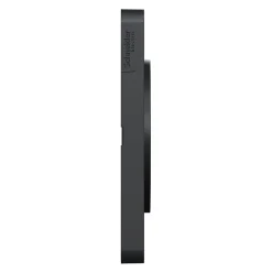 Plaque de finition 2 postes Schneider Electric Odace Touch S540804L coloris bronze avec liseré anthracite l.156 x P.10 x H.85 mm