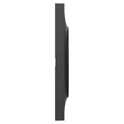 Plaque de finition 3 postes Schneider Electric Odace Styl S540706 coloris anthracite l.227 x P.10 x H.85 mm