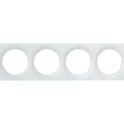 Plaque de finition quadruple Jacobsen Espen blanc à assembler