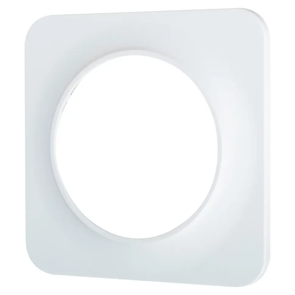 Plaque de finition simple Jacobsen Espen blanc à assembler