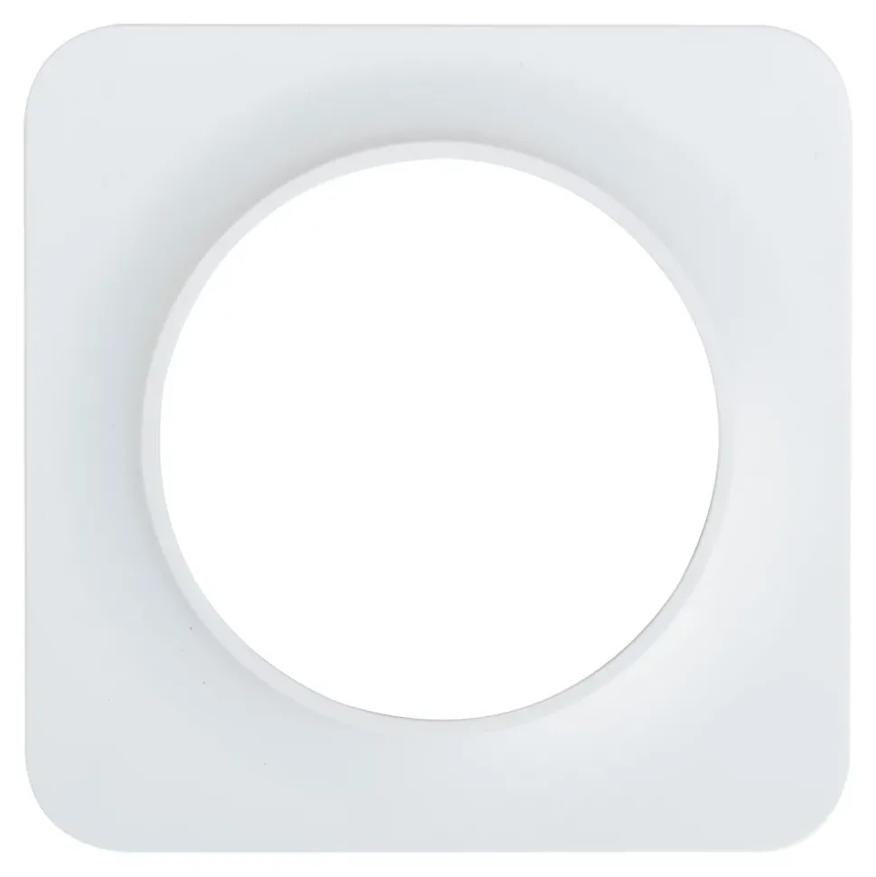 Plaque de finition simple Jacobsen Espen blanc à assembler