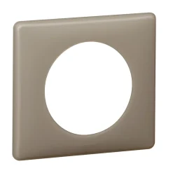 Plaque de finition simple Legrand Céliane Poudré Grès