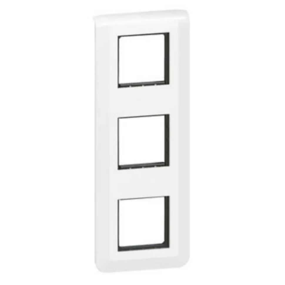 Plaque de finition 3x2 modules Legrand Mosaïc 0 994 75 coloris blanc l.224 x P.9 x H.82 mm
