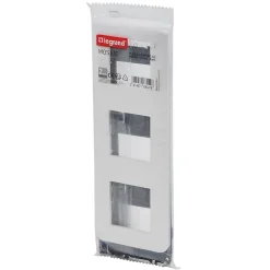 Plaque de finition 3x2 modules Legrand Mosaïc 0 994 75 coloris blanc l.224 x P.9 x H.82 mm