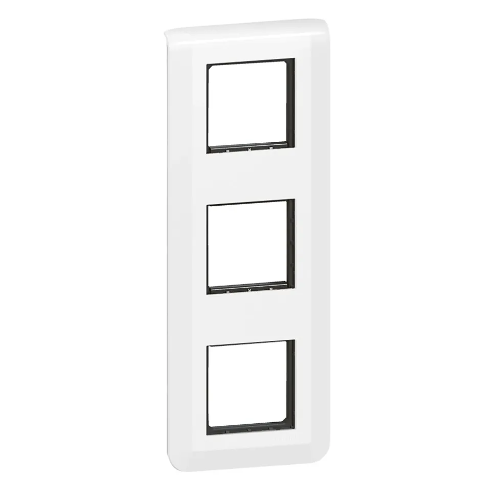 Plaque de finition 3x2 modules Legrand Mosaïc 0 994 75 coloris blanc l.224 x P.9 x H.82 mm